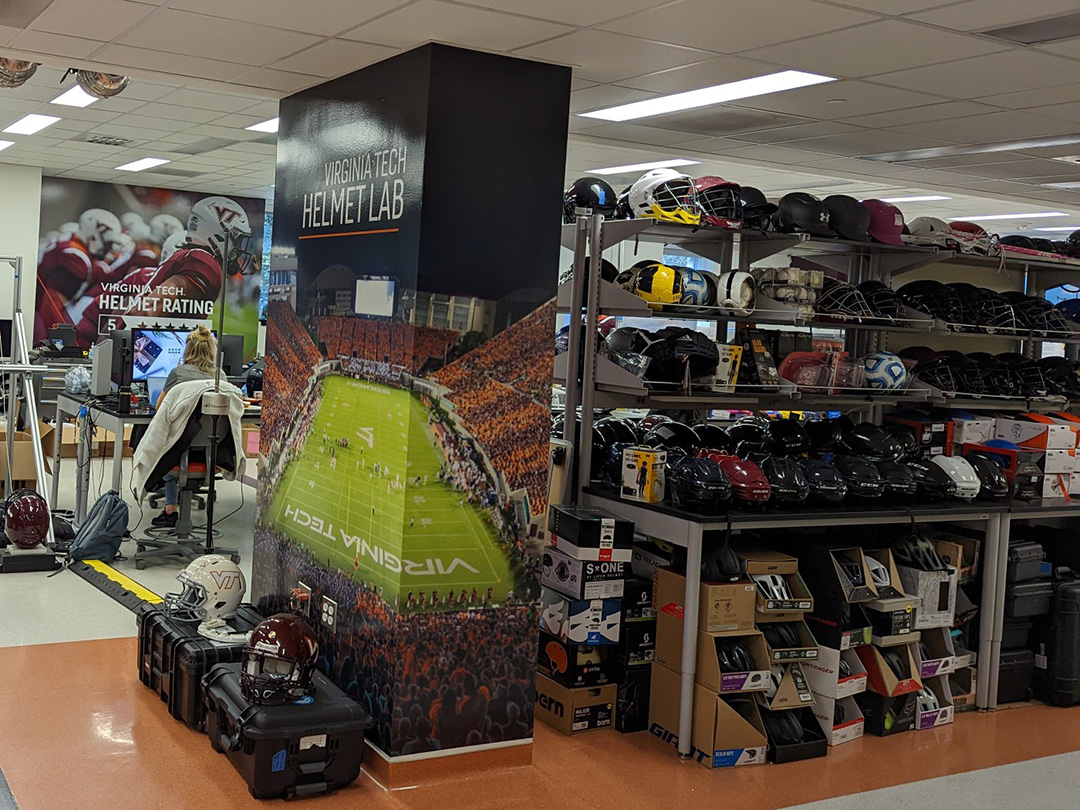 VA Tech Helmet Lab concludes 5star helmets are safer with SAFR Helmet